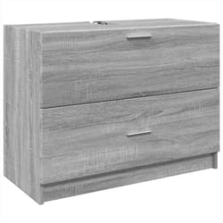 Vidaxl - Armoire d'évier sonoma gris 78x37x59 cm bois d'ingénierie