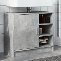 Vidaxl - Armoire d'évier gris béton 63x29x55 cm bois d'ingénierie