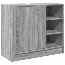 VidaXL 848134, Gris, Chêne, Bois, 70 kg, 630 mm, 290 mm, 550 mm