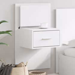 VidaXL 848157 Table de nuit et table de chevet Blanc