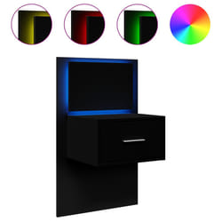 VidaXL 848159 Table de nuit et table de chevet Noir