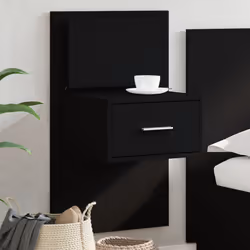 VidaXL 848159 Table de nuit et table de chevet Noir