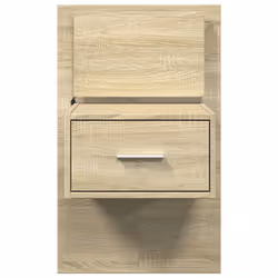 VidaXL 848161 Table de nuit et table de chevet Chêne - Vue supplémentaire 6