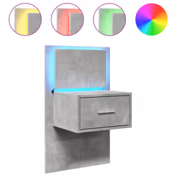 VidaXL 848163, Couleur du béton, Bois, 15 kg, 485 mm, 325 mm, 800 mm