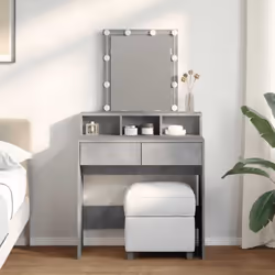 La coiffeuse est un excellent supplément au décor de votre chambre à coucher tout en gardant vos produits cosmétiques à porté ...