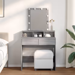 VidaXL 848183 coiffeuse et ensemble de coiffeuses pour chambre à coucher