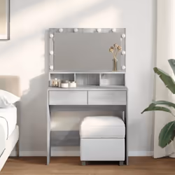 La coiffeuse est un excellent supplément au décor de votre chambre à coucher tout en gardant vos produits cosmétiques à porté ...
