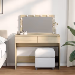 La coiffeuse est un excellent supplément au décor de votre chambre à coucher tout en gardant vos produits cosmétiques à porté ...