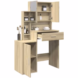La coiffeuse est un excellent supplément au décor de votre chambre à coucher tout en gardant vos produits cosmétiques à porté ...