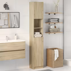 Cette armoire de salle de bain est un excellent supplément à votre salle de bain, ce qui lui donne une apparence ordonnée et  ...