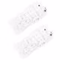 vidaXL Filets à foin 2 pcs rectangulaire blanc 90x60 cm PP