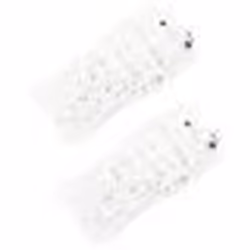 vidaXL Filets à foin 2 pcs rectangulaire blanc 100x90 cm PP