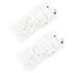 vidaXL Filets à foin 2 pcs rectangulaire blanc 100x90 cm PP