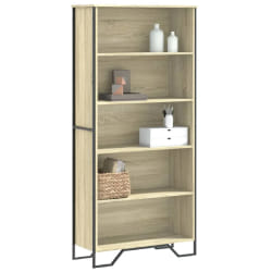 vidaXL Bibliothèque chêne sonoma 80x31x169 cm bois d'ingénierie