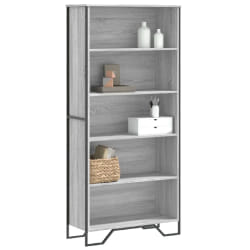 vidaXL Bibliothèque sonoma gris 80x31x169 cm bois d'ingénierie