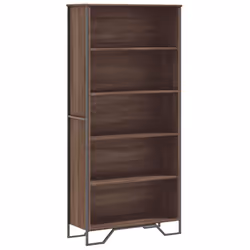 VidaXL 3295316, Marron, Chêne, 5 étagères, Bois, Bois, 70 kg, 800 mm
