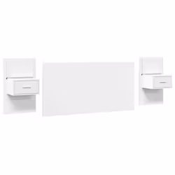 VidaXL 3295338 tête de lit et pied de lit Blanc