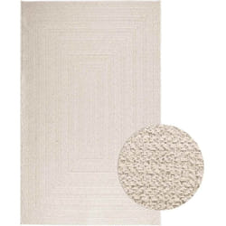 Vidaxl - Tapis zizur crème 160x230 cm aspect de jute intérieur extérieur