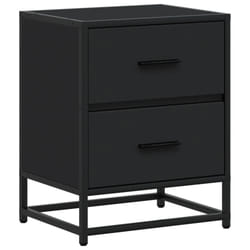 VidaXL 848674 Table de nuit et table de chevet Noir