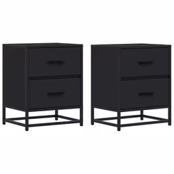 VidaXL 848675, Noir, Acier, Bois, 365 x 310 x 170 mm, 400 mm, 310 mm, 500 mm