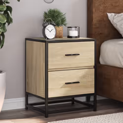 D'un design élégant, cette table de chevet s'intègre facilement dans votre chambre ou votre salon et ajoute un charme intempo ...