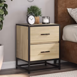 D'un design élégant, ces tables de chevet s’intègrent facilement dans votre chambre ou votre salon et ajoutent un charme inte ...