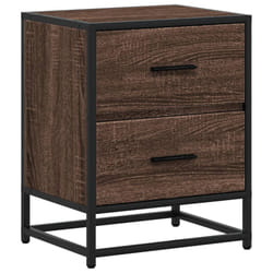 VidaXL 848682 Table de nuit et table de chevet Chêne