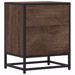 VidaXL 848682 Table de nuit et table de chevet Chêne - Vue supplémentaire 7