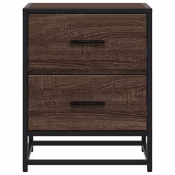 VidaXL 848683 Table de nuit et table de chevet Chêne - Vue supplémentaire 5