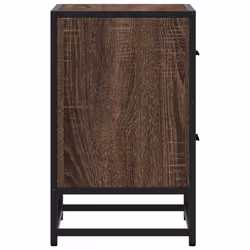 VidaXL 848683 Table de nuit et table de chevet Chêne - Vue supplémentaire 7