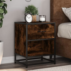 Vidaxl - Table de chevet chêne fumé 40x31x50 cm bois d'ingénierie