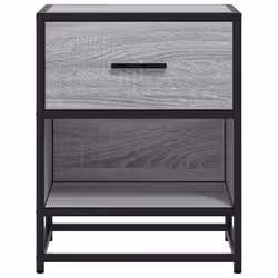 VidaXL 848691 Table de nuit et table de chevet Chêne - Vue supplémentaire 5