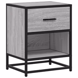 VidaXL 848691 Table de nuit et table de chevet Chêne - Vue supplémentaire 6