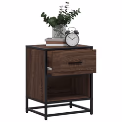 VidaXL 848692 Table de nuit et table de chevet Chêne - Vue supplémentaire 4