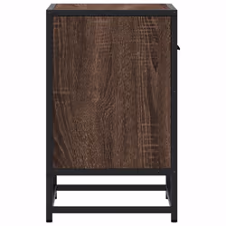 VidaXL 848693 Table de nuit et table de chevet Chêne - Vue supplémentaire 7