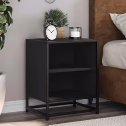 VidaXL 848699 Table de nuit et table de chevet Noir