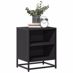 VidaXL 848699 Table de nuit et table de chevet Noir