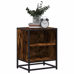 VidaXL 848703 Table de nuit et table de chevet Chêne - Vue supplémentaire 4