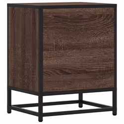 VidaXL 848708 Table de nuit et table de chevet Chêne - Vue supplémentaire 7