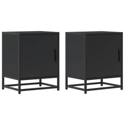 VidaXL 848709 Table de nuit et table de chevet Noir