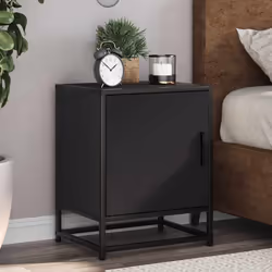 VidaXL 848709 Table de nuit et table de chevet Noir