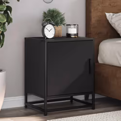 VidaXL 848710 Table de nuit et table de chevet Noir