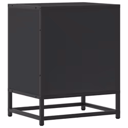 VidaXL 848710 Table de nuit et table de chevet Noir - Vue supplémentaire 7