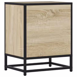 VidaXL 848711 Table de nuit et table de chevet Chêne - Vue supplémentaire 8