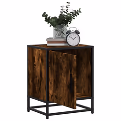 VidaXL 848713 Table de nuit et table de chevet Chêne - Vue supplémentaire 4