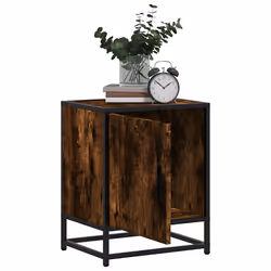 VidaXL 848714 Table de nuit et table de chevet Chêne - Vue supplémentaire 4