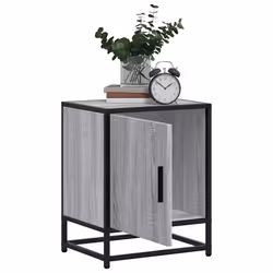 VidaXL 848715 Table de nuit et table de chevet Chêne - Vue supplémentaire 4