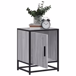 VidaXL 848716 Table de nuit et table de chevet Chêne - Vue supplémentaire 4