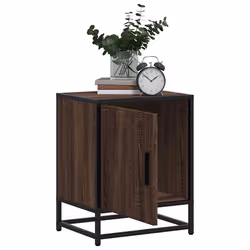 VidaXL 848717 Table de nuit et table de chevet Chêne - Vue supplémentaire 4
