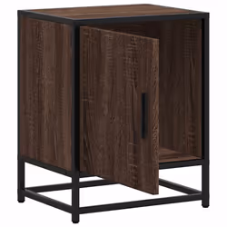 VidaXL 848717 Table de nuit et table de chevet Chêne - Vue supplémentaire 8